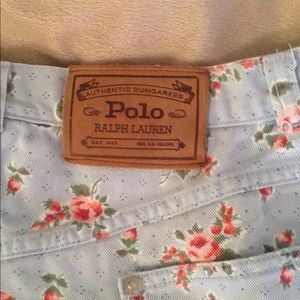 Maxi denim floral Ralph Lauren Skirt